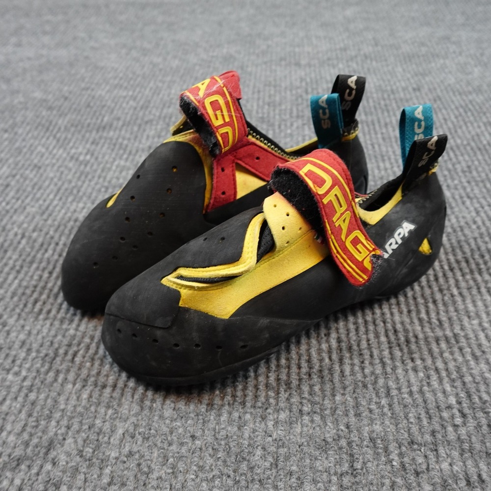 Scarpa Drago Climbing Shoes Mens 10.5 EU 43.5 Italy Made Bouldering Gym